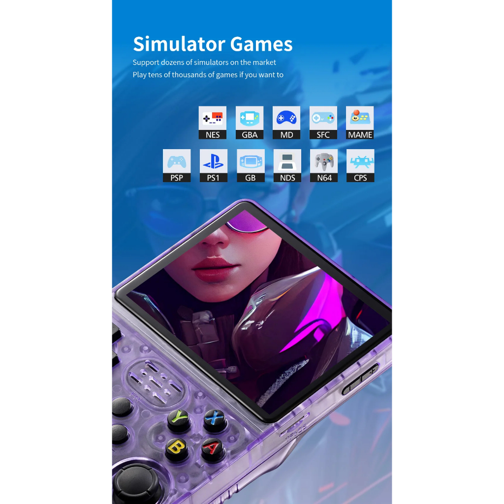 Retro Console R36S REAL - Máy chơi game giá rẻ cấu hình cao chạy hệ điều hành ArkOS tiếng Việt | BigBuy360 - bigbuy360.vn