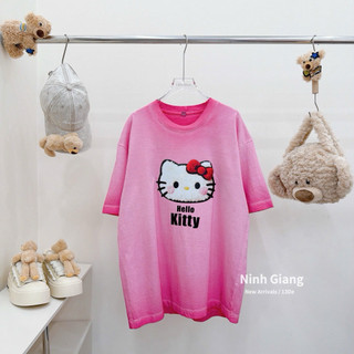 Áo Phông Gấu 13De Marzo Kitty Hồng Loang QC