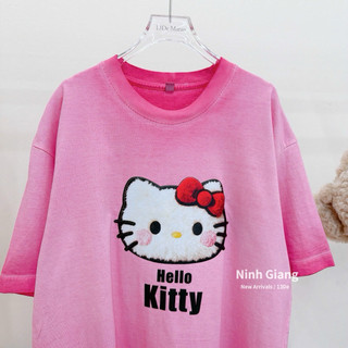 Áo Phông Gấu 13De Marzo Kitty Hồng Loang QC