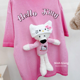 Áo Phông Gấu 13De Marzo Kitty Hồng Loang QC