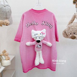 Áo Phông Gấu 13De Marzo Kitty Hồng Loang QC