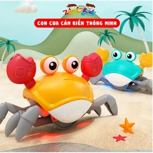 Đồ Chơi Con Cua Cảm Biến Cua Cảm Ứng Tự Tránh Chướng Ngại Vật Cua Cảm biến Thông Minh - PUPU HOUSE