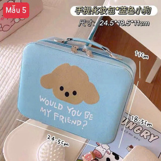 Túi cốp đựng đồ mỹ phẩm siêu hoạ tiết chuột capybara cute mẫu mới