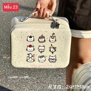 Túi cốp đựng đồ mỹ phẩm siêu hoạ tiết chuột capybara cute mẫu mới