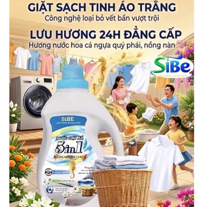 Siêu phẩm mua 6 lít Nước giặt quần áo cao cấp SiBE 5in1