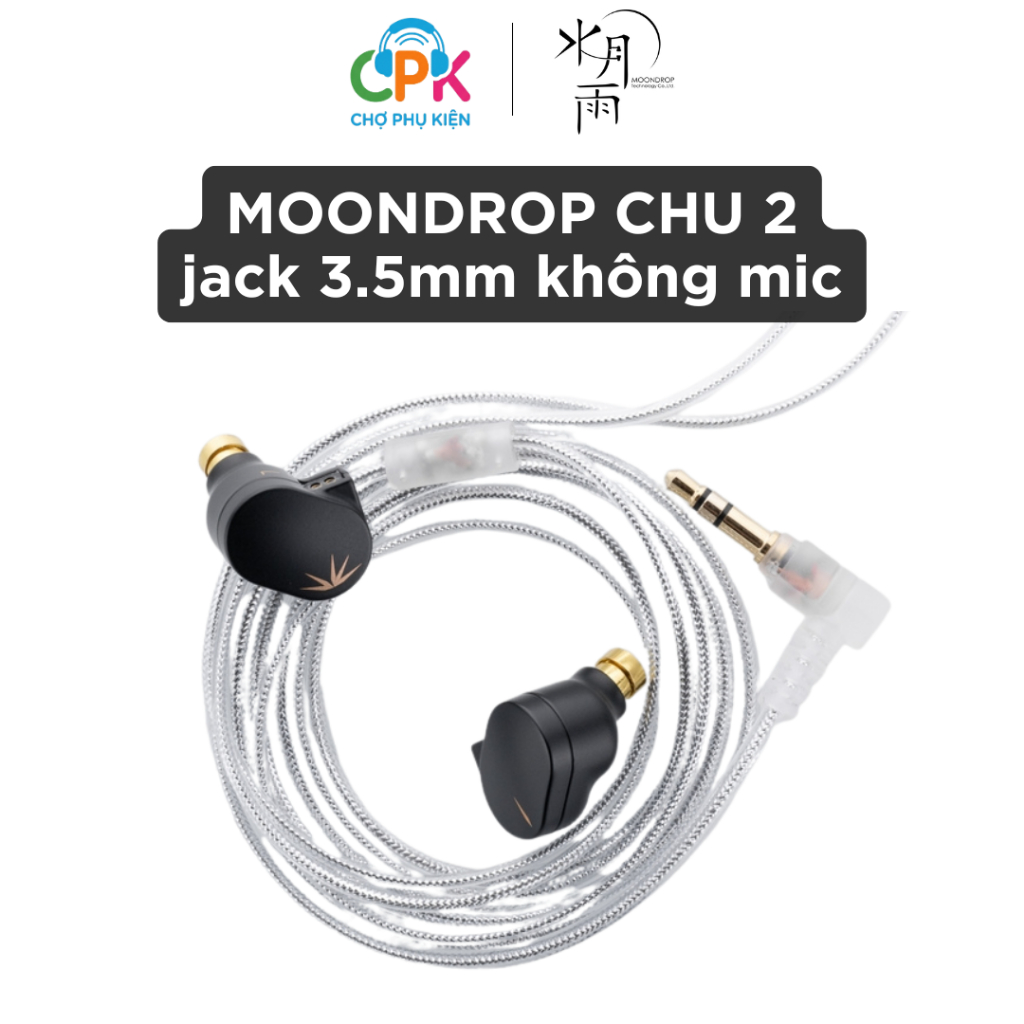 Tai nghe chính hãng Moondrop Chu 2 / Chu 3  | Thiết kế độc đáo | VDSF Target Response ( Chu II ) (Chu III) | BigBuy360 - bigbuy360.vn