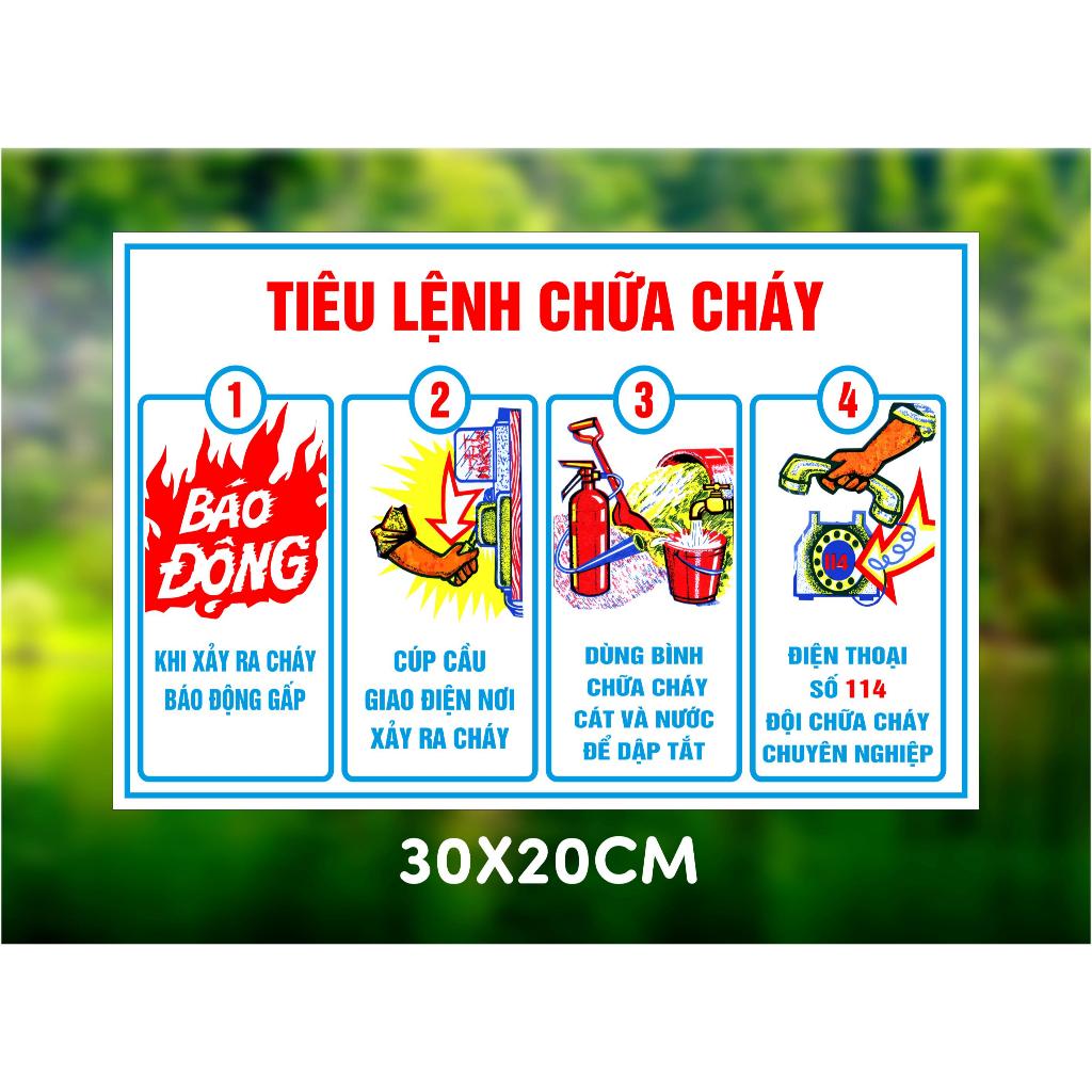 Bảng Nội Quy PCCC Fomex 5mm – Chống Nước, Chống Phai, In Sắc Nét, Treo Tường