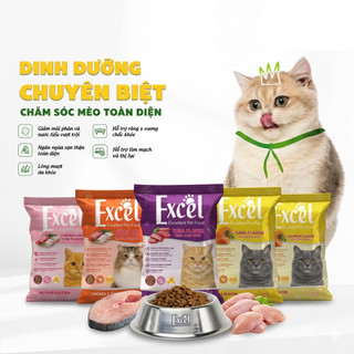 Hạt Excel Cho Mèo Mọi Lứa Tuổi, Chăm Sóc Toàn Diện Cho Mèo Túi 500g