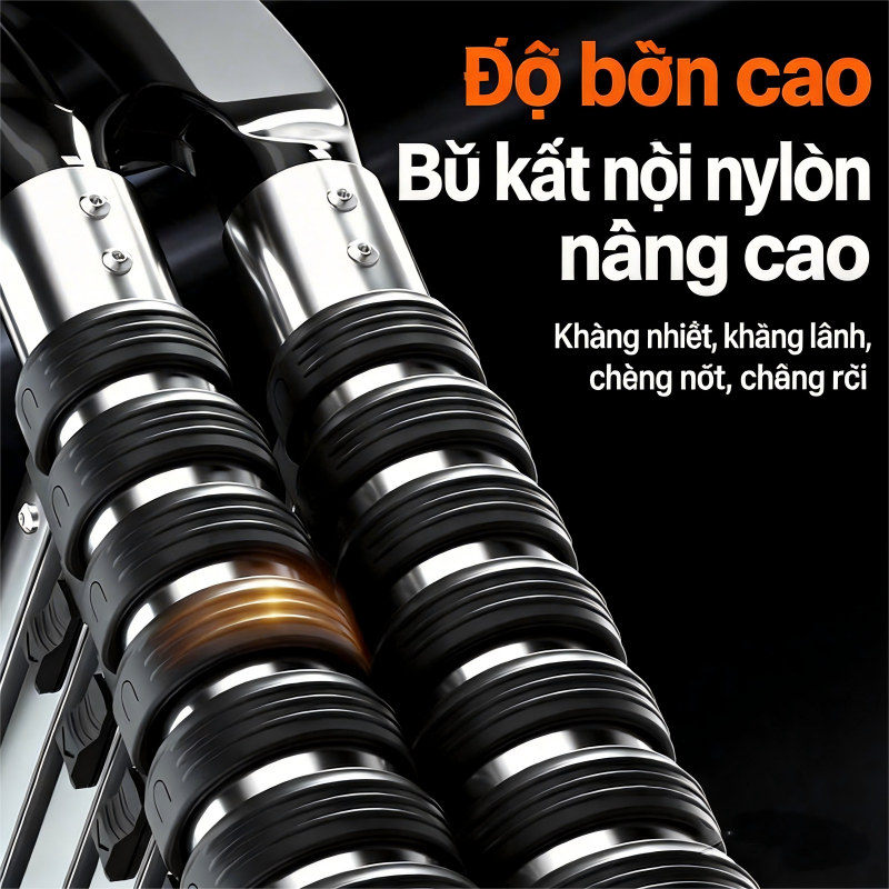 Thang Rút Nhôm Inox Chữ A  Nhập Khẩu Thang Rút Đôi Đơn Chất Liệu Nhôm Inox 1.7M-6M