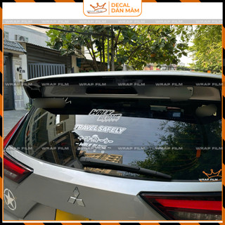Tem decal “WALK ALONE – TRAVEL SAFELY” phong cách JDM cá tính (TC.014)