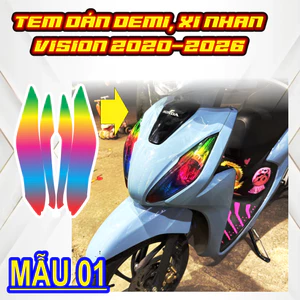 Tem Dán DEMI Xi Nhan Đủ Đời 2020-2026 - Cắt Sẵn Theo Khuôn, Mua Về Chỉ Việc Dán