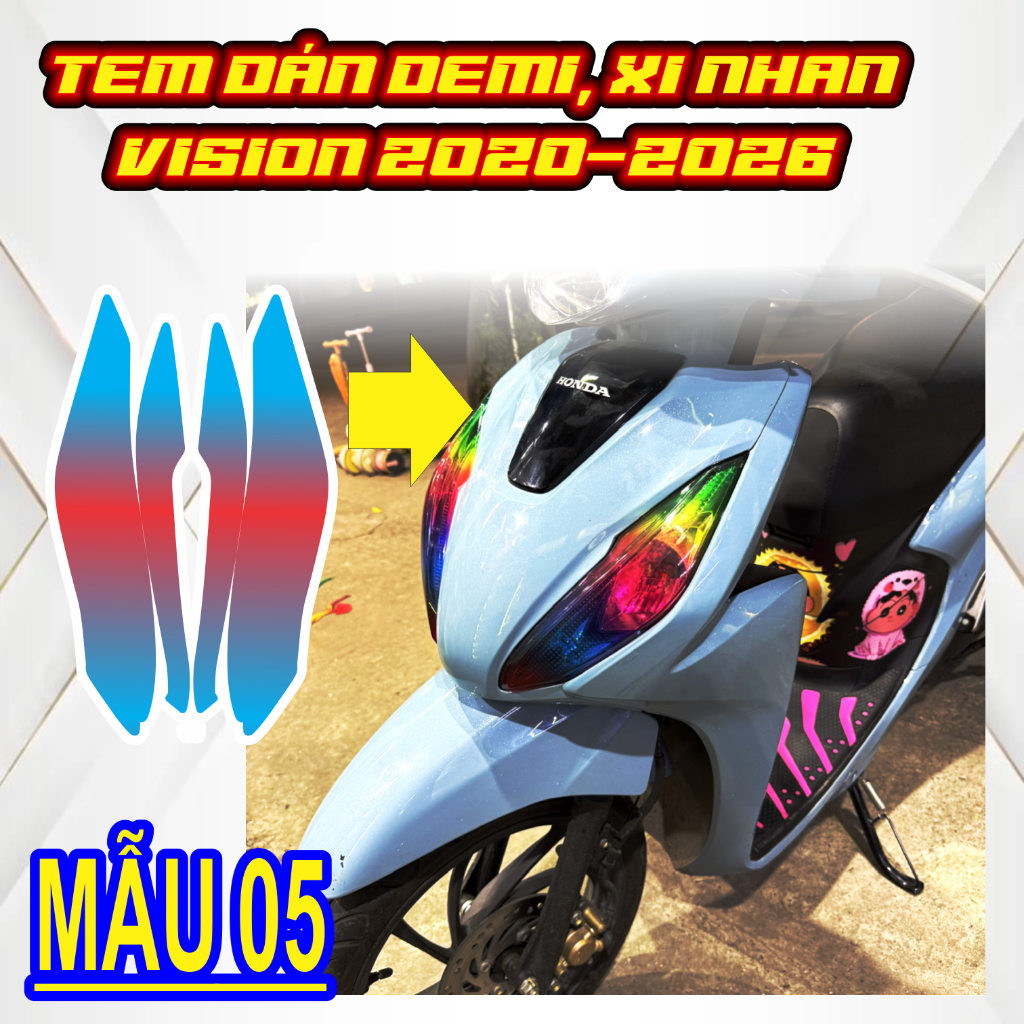 Tem Dán DEMI Xi Nhan Đủ Đời 2020-2026 - Cắt Sẵn Theo Khuôn, Mua Về Chỉ Việc Dán