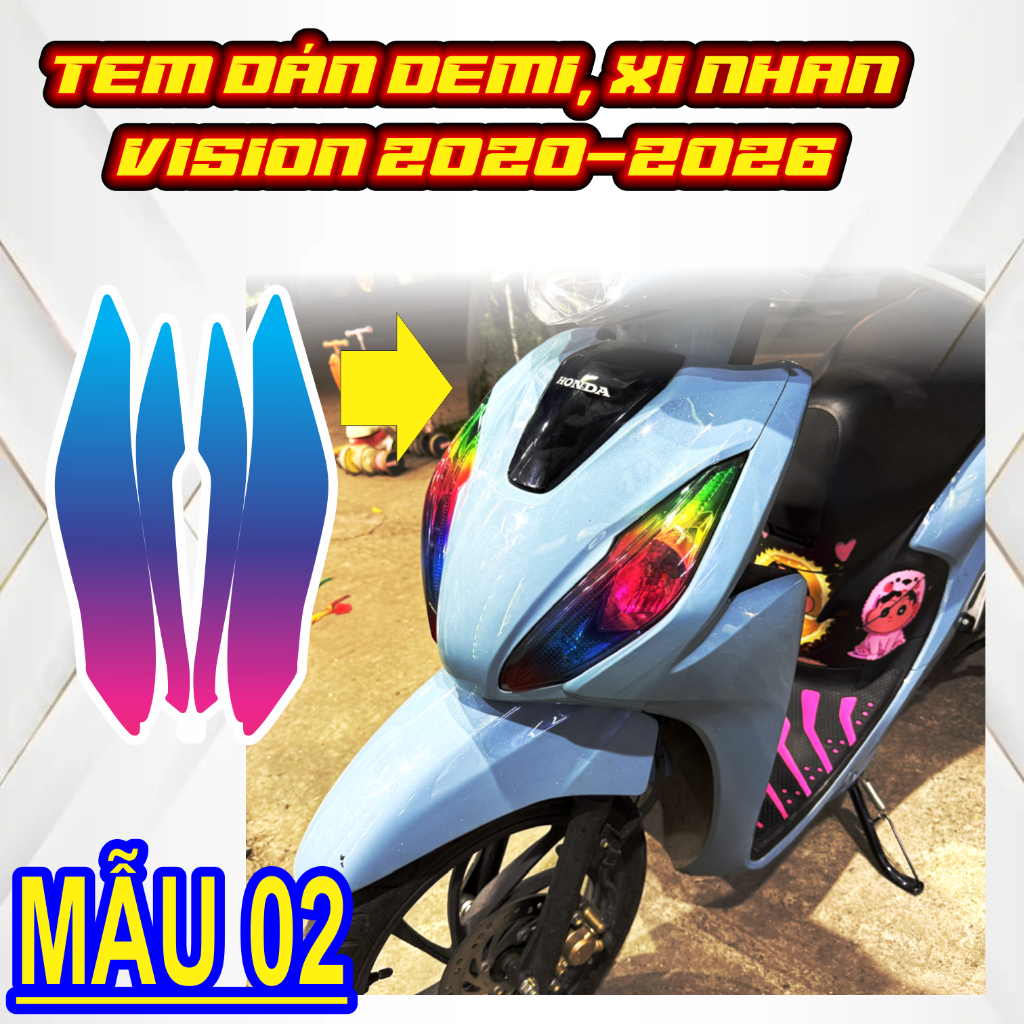 Tem Dán DEMI Xi Nhan Đủ Đời 2020-2026 - Cắt Sẵn Theo Khuôn, Mua Về Chỉ Việc Dán