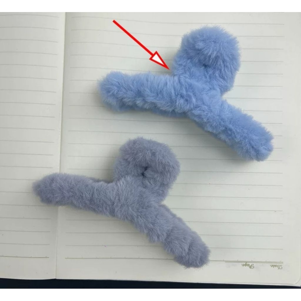 Kẹp tóc càng cua lông nhung mềm mịn style Hàn Quốc nữ đẹp hottrend size lớn 13cm