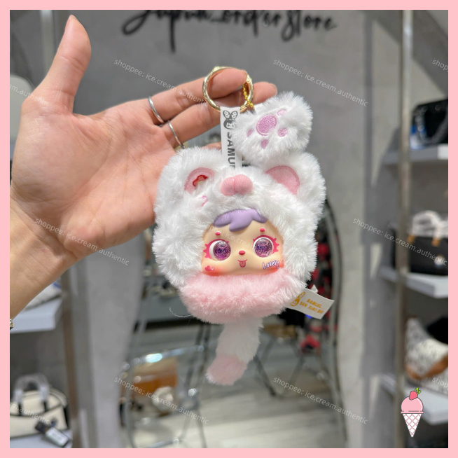 [Hỏa tốc HCM] Blind Box Móc Khóa Gấu Bông Samuel Móng Vuốt Mèo chính hãng