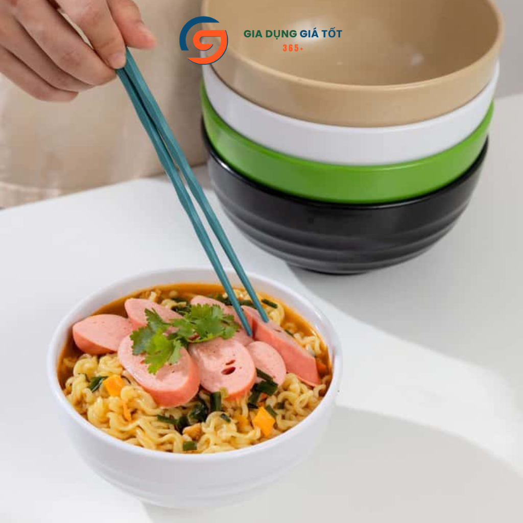 Bát tô canh, tô phở nhựa phíp cứng Song Long - mẫu mới dày dặn, bền đẹp