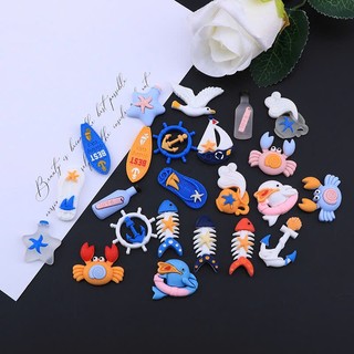 Set Charm Đại Dương Cute – Charm Cá Voi, Xương cá, Cua, Sao Biển Kawaii Trang Trí Dép Xinh Xắn Hot Trend Siêu Dễ Thương