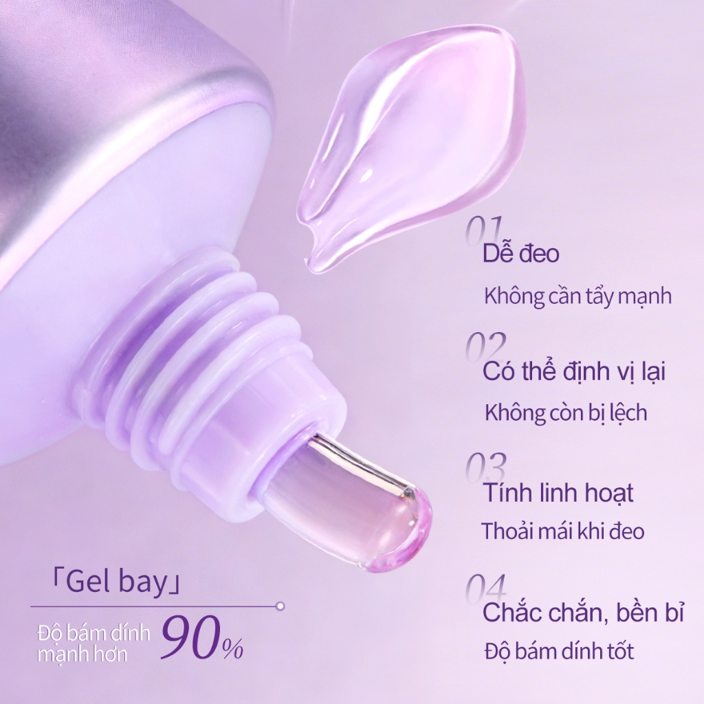 XEIJAYI 30ml Gel móng tay dạng đặc mới, thích hợp cho móng giả, kèm bộ dụng cụ thoa riêng.