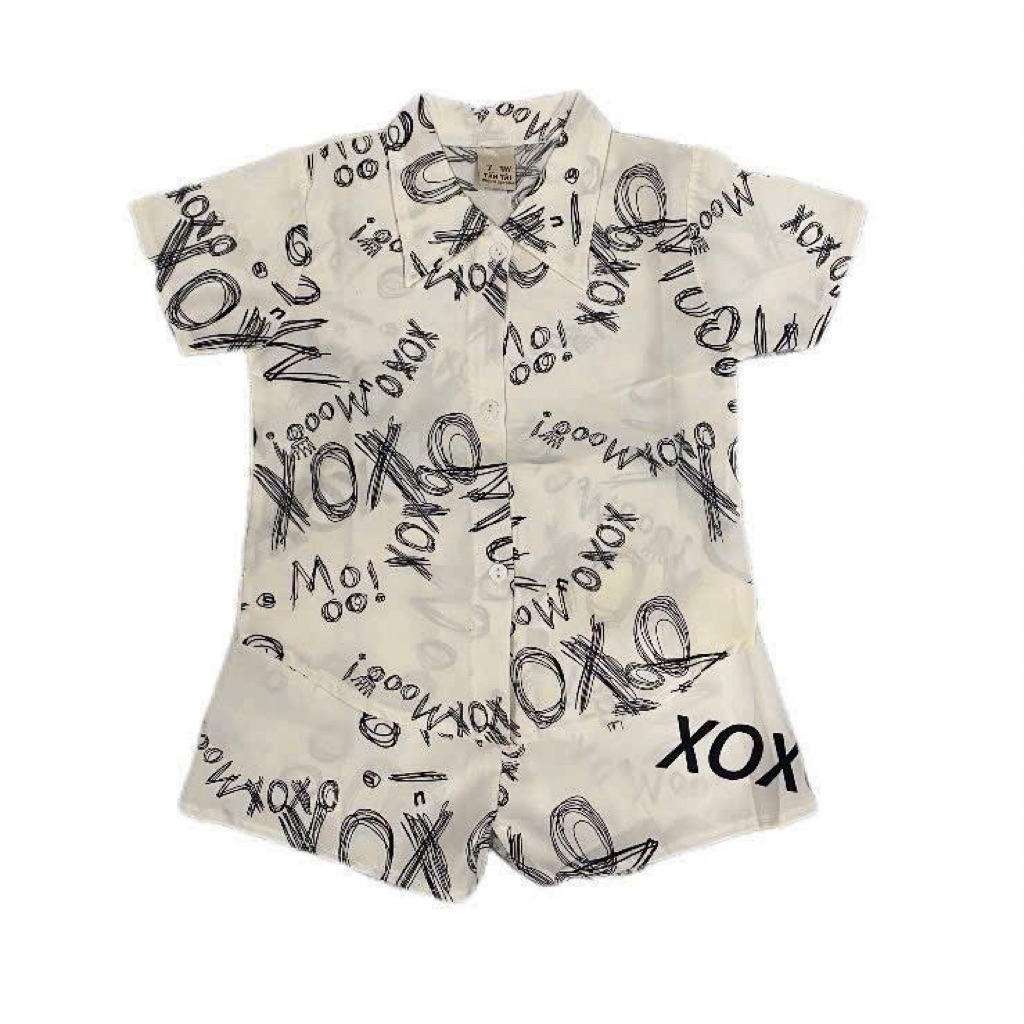 Bộ sơ mi lụa (7-25kg) cho bé trai mềm mịn thoáng mát