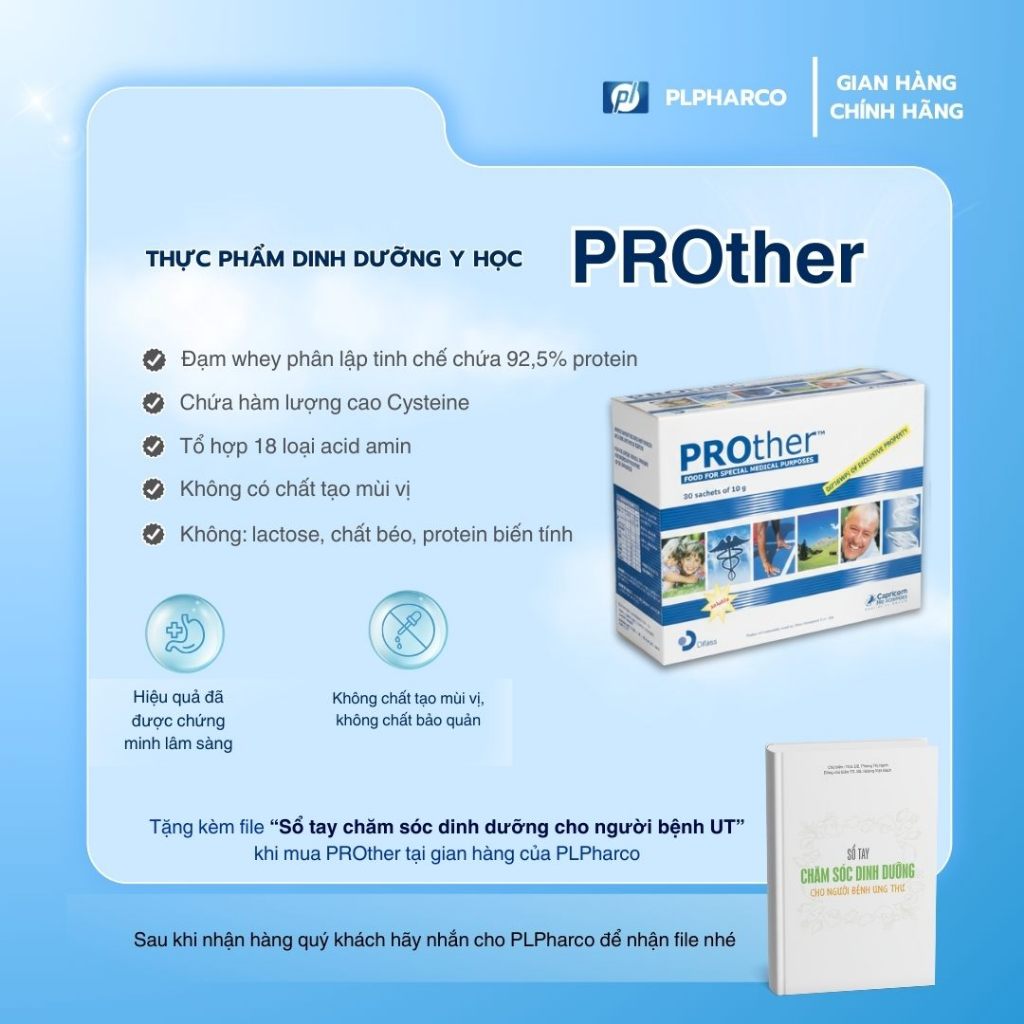 Đạm uống PROther nhập khẩu Ý 30 gói x 10g tăng cơ bổ sung dinh dưỡng ...