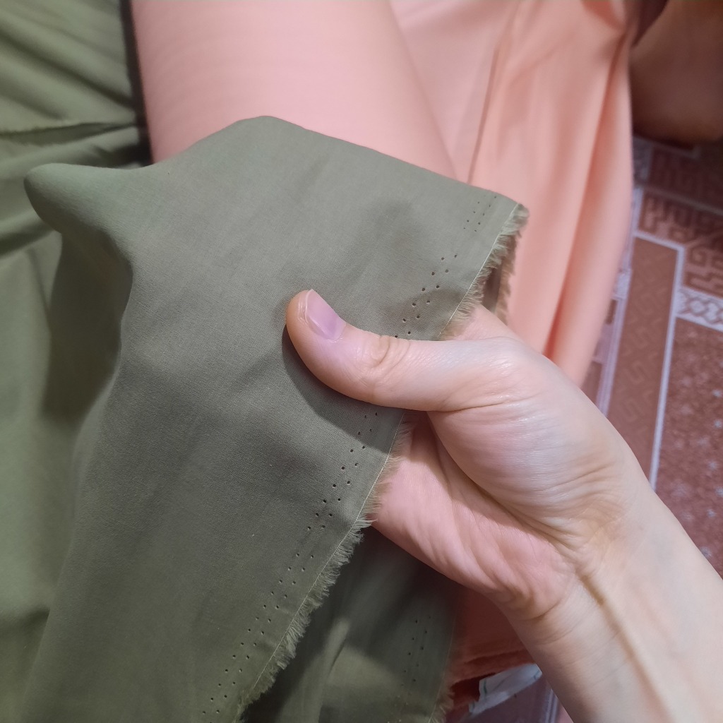 VẢI THÔ BOI 100% COTTON - MAY ÁO, VÁY, LÀM LÓT...