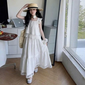 THỜI TRANG SIÊU RẺ - QUẦN ÁO TRẺ EM - SET VÁY PHỐI REN CHÂN.
