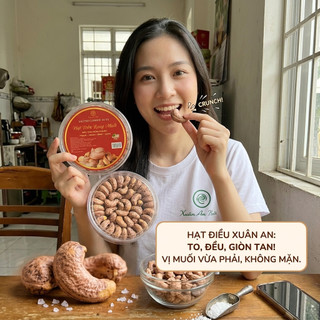 Hạt điều rang muối Xuân An Nuts - Đặc sản Bình Phước thơm ngon giòn béo