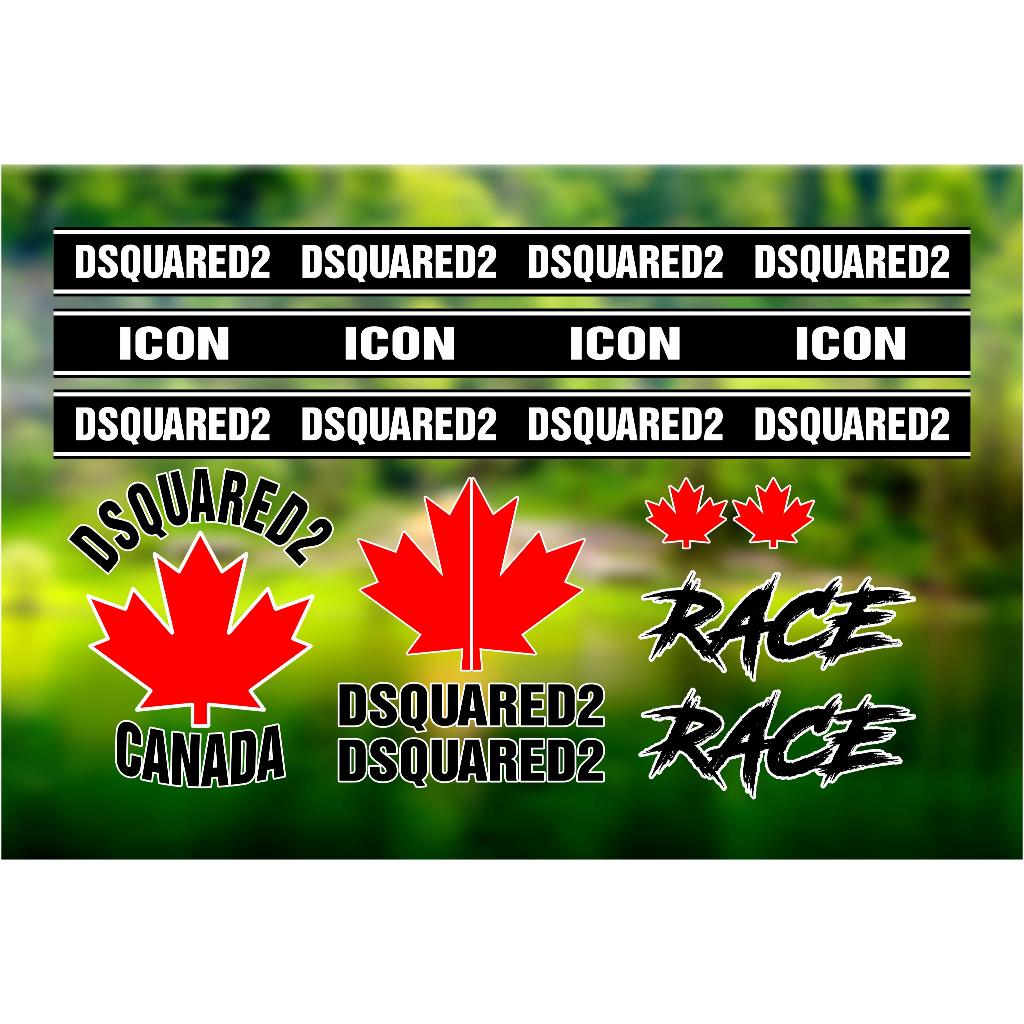 Tem DSQUARED2 cho xe điện gogo xmen