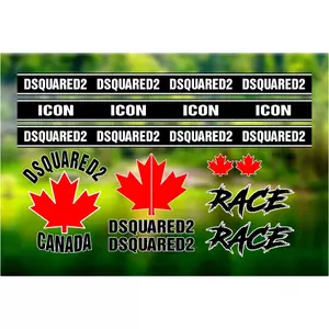 Tem DSQUARED2 cho xe điện gogo xmen