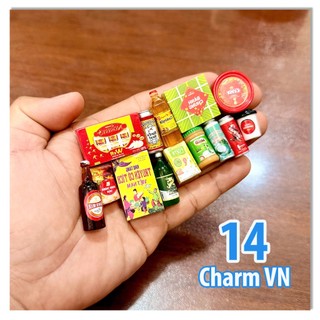 Mô hình charm Vn - trang trí nhà mini
