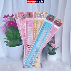 Siêu Tiện Lợi – Combo 5 Thước Kẻ Bảng Cửu Chương, Bé Học Toán Nhanh, Hình In Dễ Thương