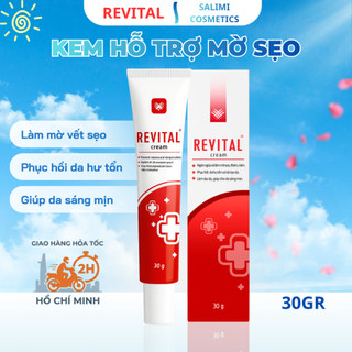 Kem mờ sẹo Revital 30g - Hỗ trợ cải thiện sẹo lồi, sẹo lõm, sẹo thâm, rạn da