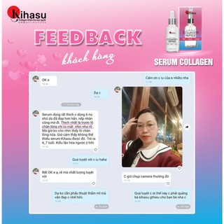 Serum Collagen Peptide Kihasu 6in1 Dưỡng Da Trắng Sáng, Hỗ Trợ Giảm Nhăn Da, Hỗ Trợ Giảm Mụn Đều Màu Da