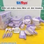 Bộ Đồ Chơi Nấu Ăn Hiệu Ứng Đèn Âm Thanh Khủng Long, Thỏ Tím ToysLit Cho Bé Giả Lập Nhiều Chi Tiết