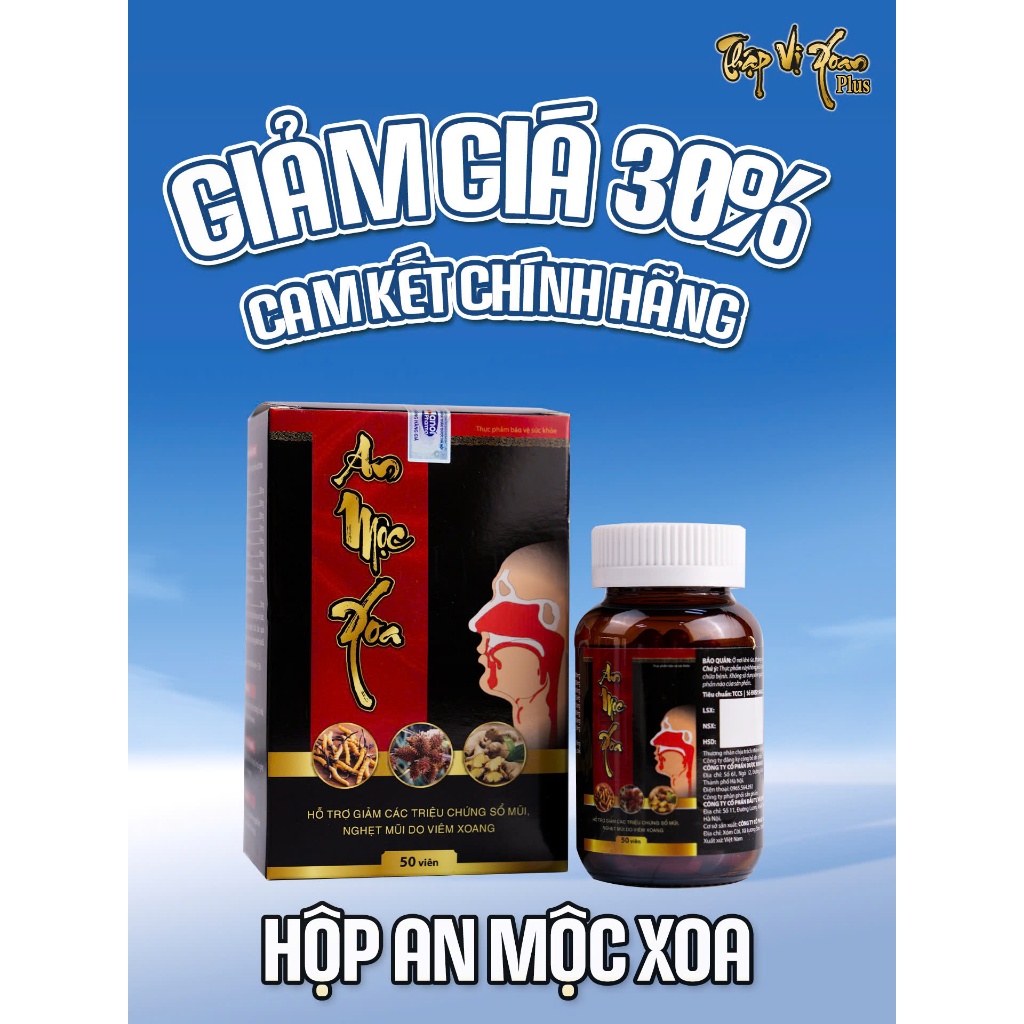 An Mộc Xoa Sản Phẩm Hỗ Trợ Điều Trị Viêm Xoang Cao Cấp