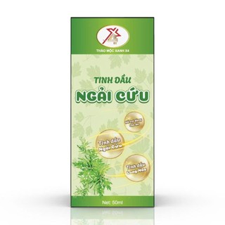 Tinh dầu thảo dược ngải cứu chai 50ml thảo mộc xanh X4 hết đau mỏi vai gáy