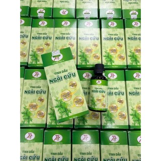 Tinh dầu thảo dược ngải cứu chai 50ml thảo mộc xanh X4 hết đau mỏi vai gáy
