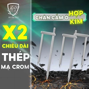 Chân ô cắm đất, chân dù cắm đất chất liệu hợp kim thép mạ crom cao cấp LK-23