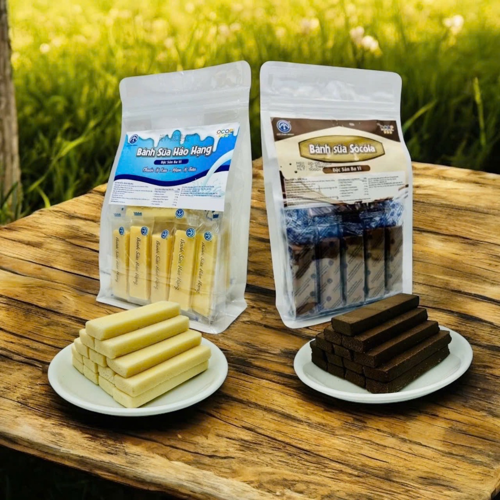 MIX 5 vị (Sữa, dâu, phomai, socola, mattra). Đặc sản bánh sữa Ba Vì. 1kg / 500g/ 300g