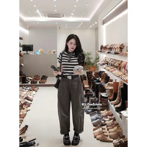 Quần Jeans Nữ Dáng Baggy Dài 95cm Tặng Kèm Đai Basic Dễ Phối Đủ Màu #2802