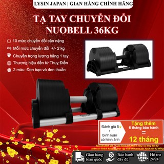 Tạ Tay Điều Chỉnh Nuobell 36kg 16 Mức – Tạ Đa Năng Tập Gym Tại Nhà, Có Chân Đế, Dễ Điều Chỉnh