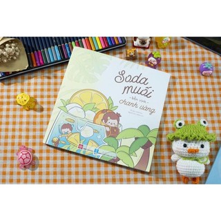 Sách Tô Màu Soda muối bên vịnh chanh vàng 60 trang