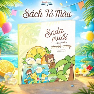 Sách Tô Màu Soda muối bên vịnh chanh vàng 60 trang