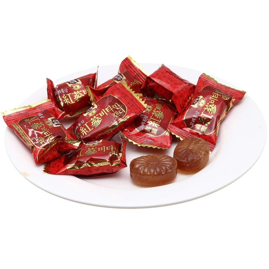 Kẹo Hồng Sâm Hàn Quốc Hộp 200g - Thúy Sâm Yến Cộng Hòa