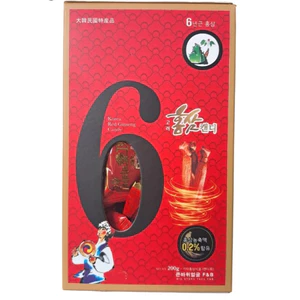 Kẹo Hồng Sâm Hàn Quốc Hộp 200g - Thúy Sâm Yến Cộng Hòa
