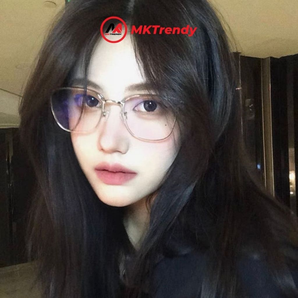 [Võ Hà Linh x MKTRENDY] Kính đổi màu gọng nửa viền cao cấp X15 tặng túi đựng kính khăn lau kính