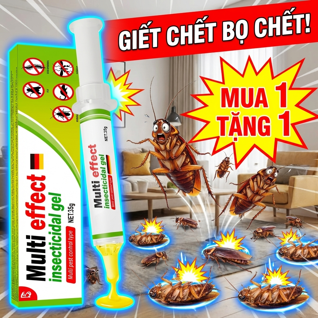 🪳 Diệt sạch tổ! 🪳 Gel & thuốc diệt gián 35g – Công thức mới nhất từ Đức, diệt gián hiệu quả, gián chết hết cả tổ