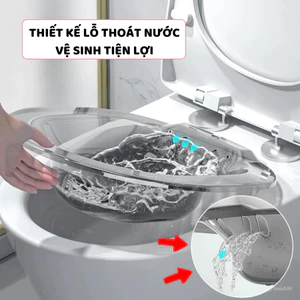 Chậu Xông Hơi Chậu Nhựa Ngâm Rửa Cho Phụ Nữ Sau Sinh Kèm Bộ Vòi Sịt Rửa An Toàn, Sạch Sẽ C050