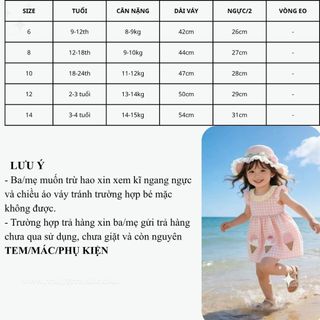 Váy bé gái 9th-4 tuổi kẻ caro thêu 3 cây kem phong cách Hàn D1275 Bí Ngô Nhỏ