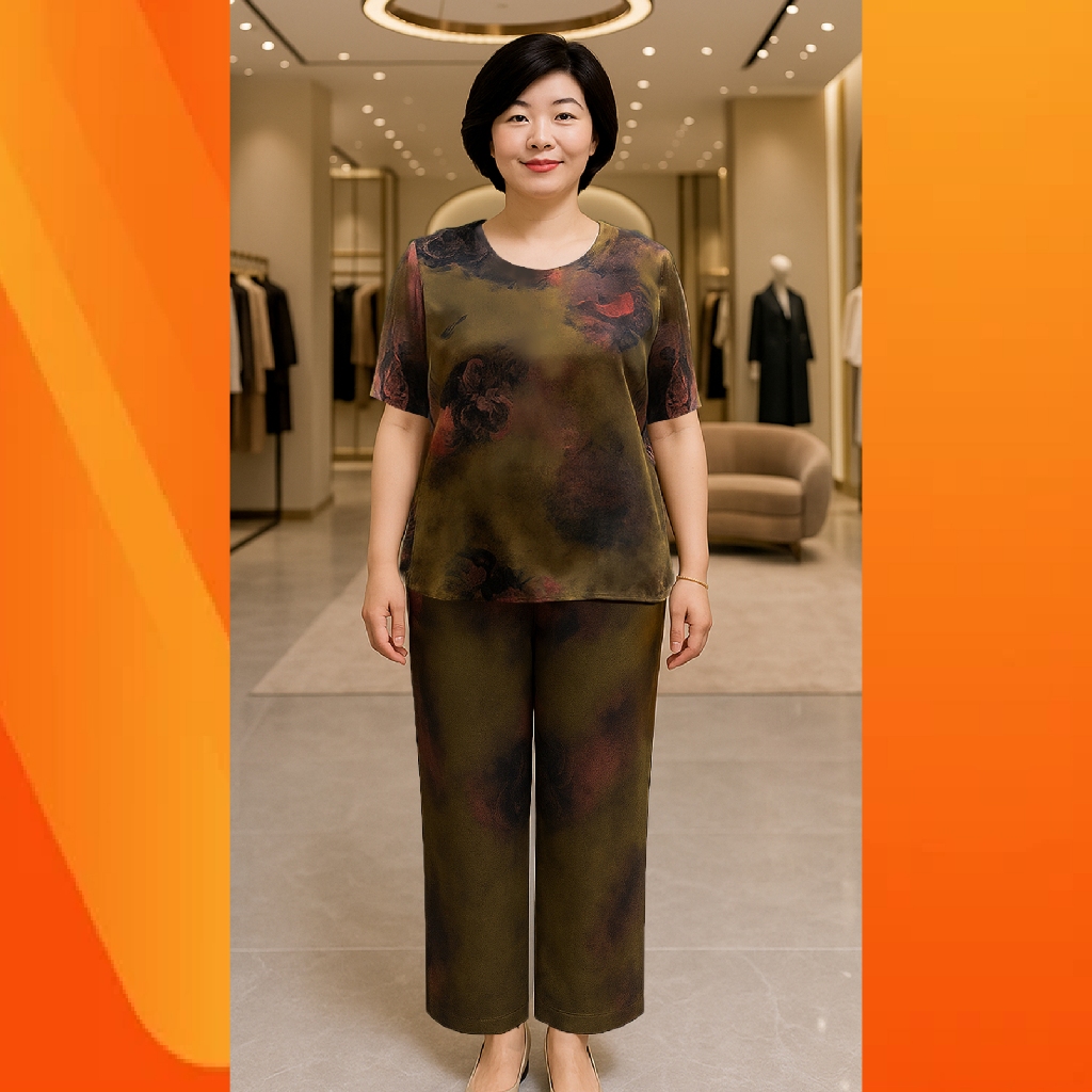Đồ Bộ Trung Niên Cho Mẹ 𝗟𝗮𝗻𝗹𝗲𝗲 𝗦𝘁𝗼𝗿𝗲 Mã 0W